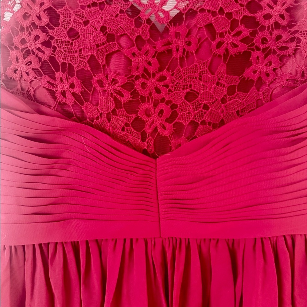 😸JJs House Vibrant Red Gown EUC - Picture 4 of 6
